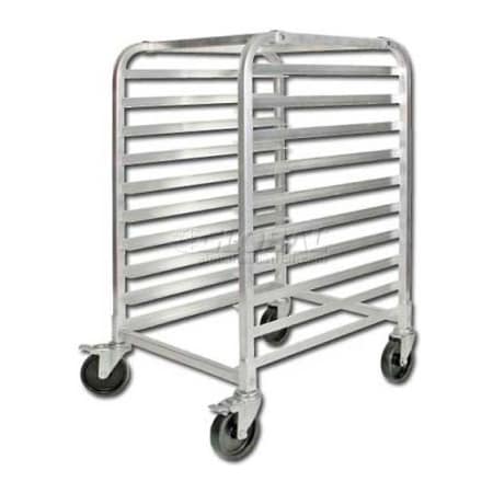 Winco Dwl Industries Co Winco - 10-Tier Sheet Pan Rack W/ Brakes, 39inH ALRK-10BK